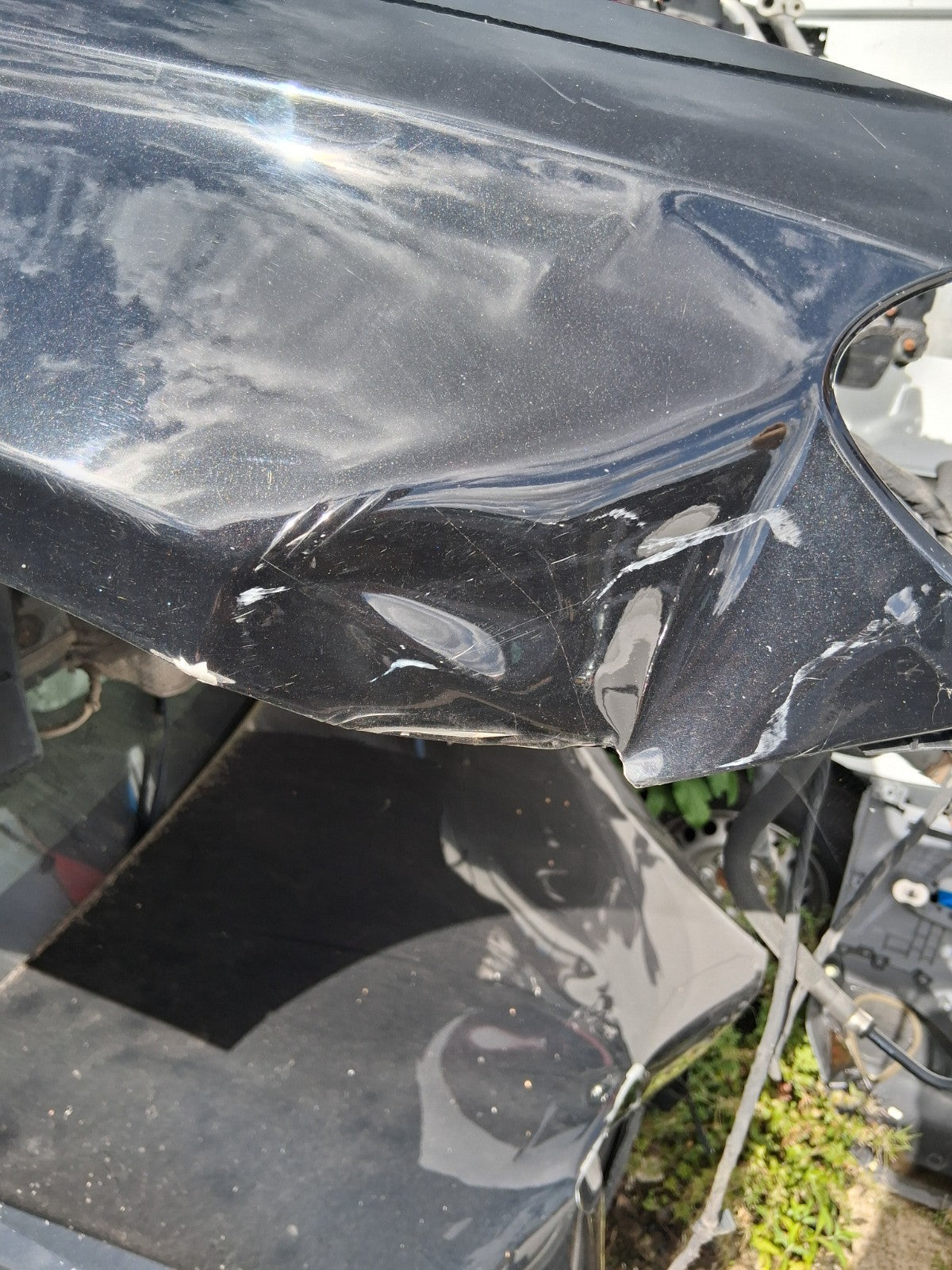 2016 MERCEDES C CLASS W205 OSF DRIVER SIDE FRONT RIGHT WING PANEL BLACK 197