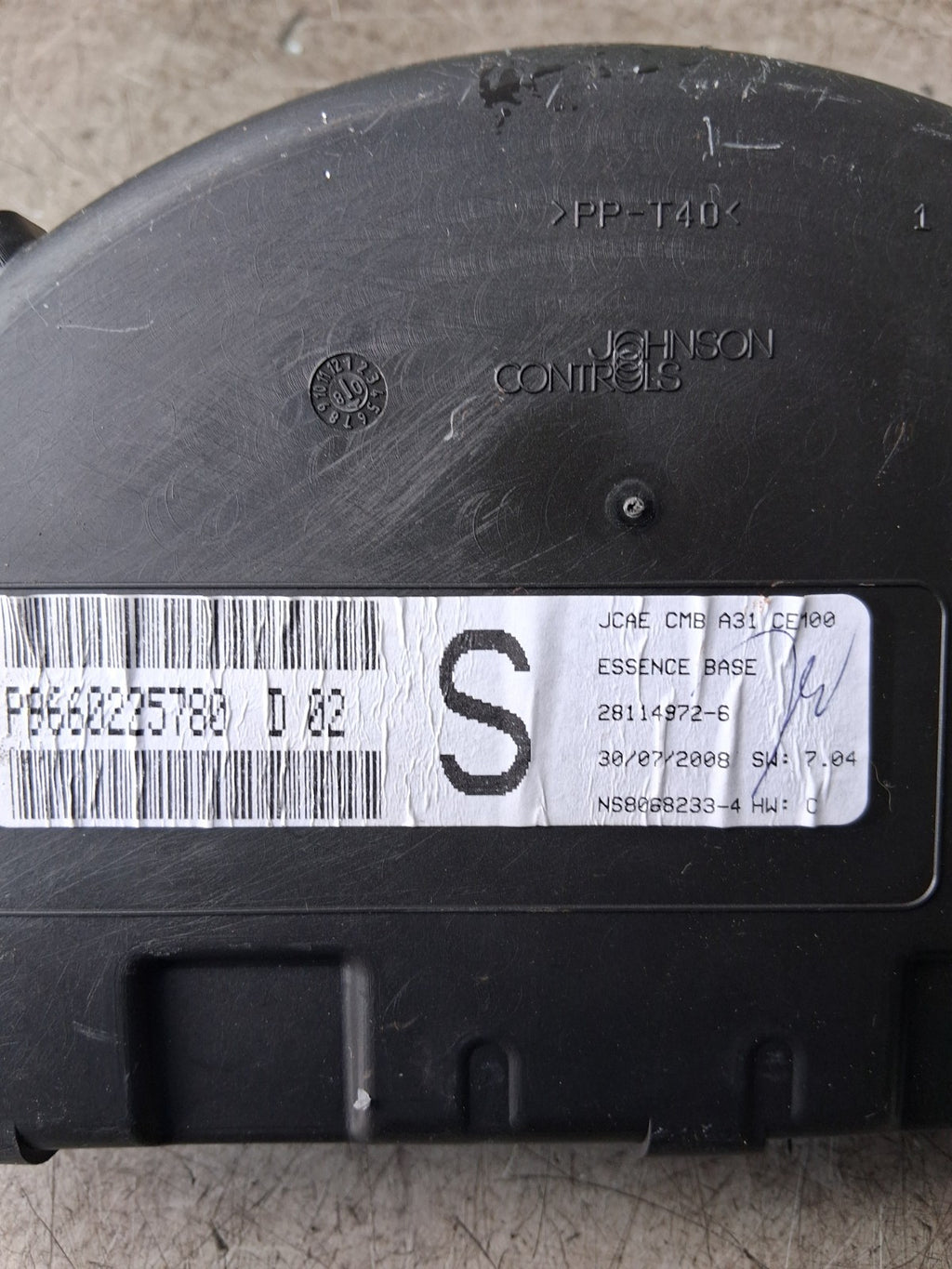 2008 CITROEN C2 SPEEDOMETER  INSTRUMENT CLUSTER P9660225780