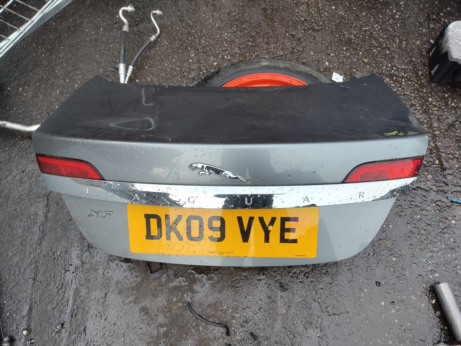 2009 JAGUAR XF X250 REAR TAILGATE BOOT-LID SILVER