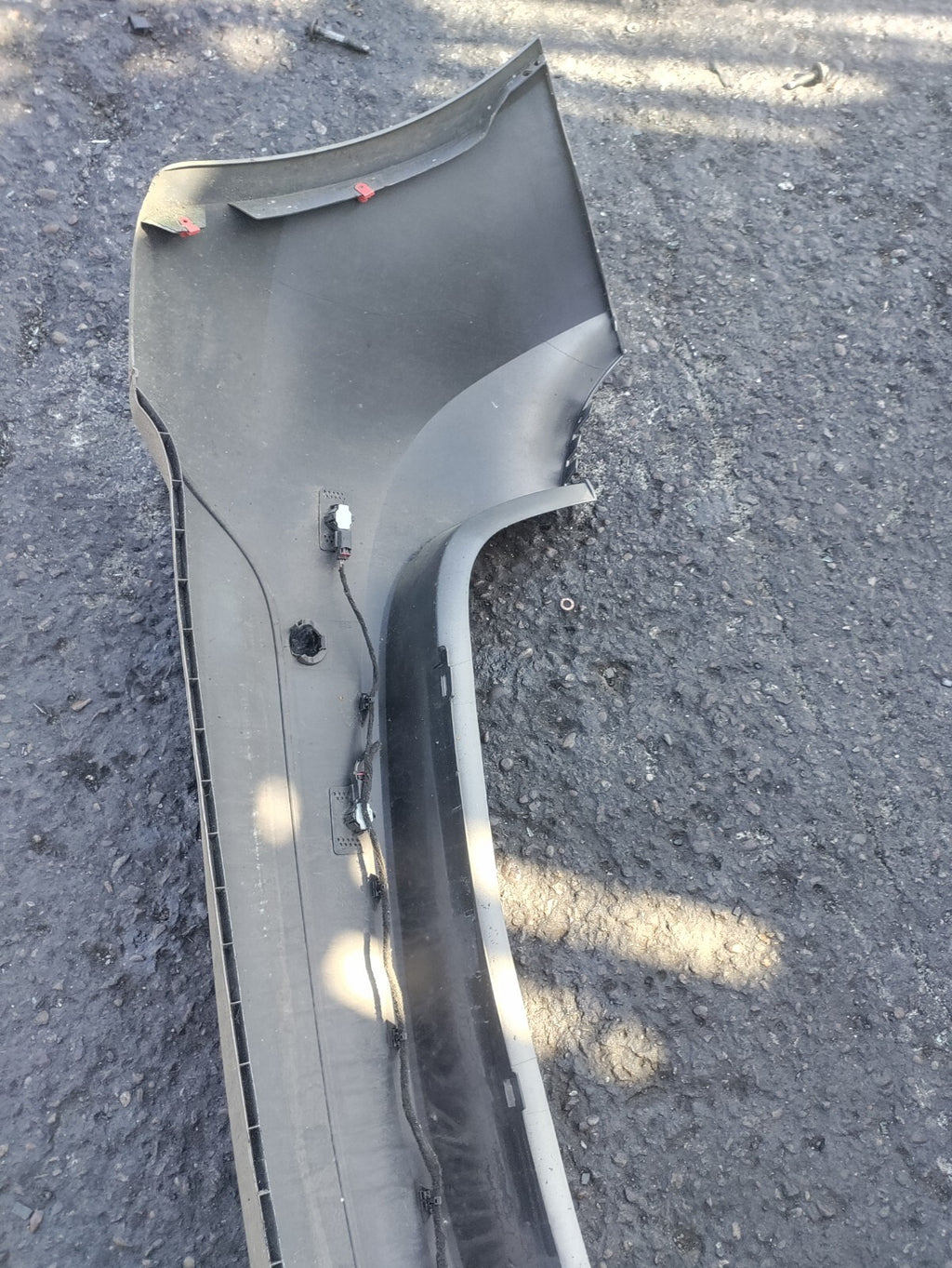 2014 VAUXHALL MERIVA B REAR BUMPER WITH PDC SENSOR BROWN