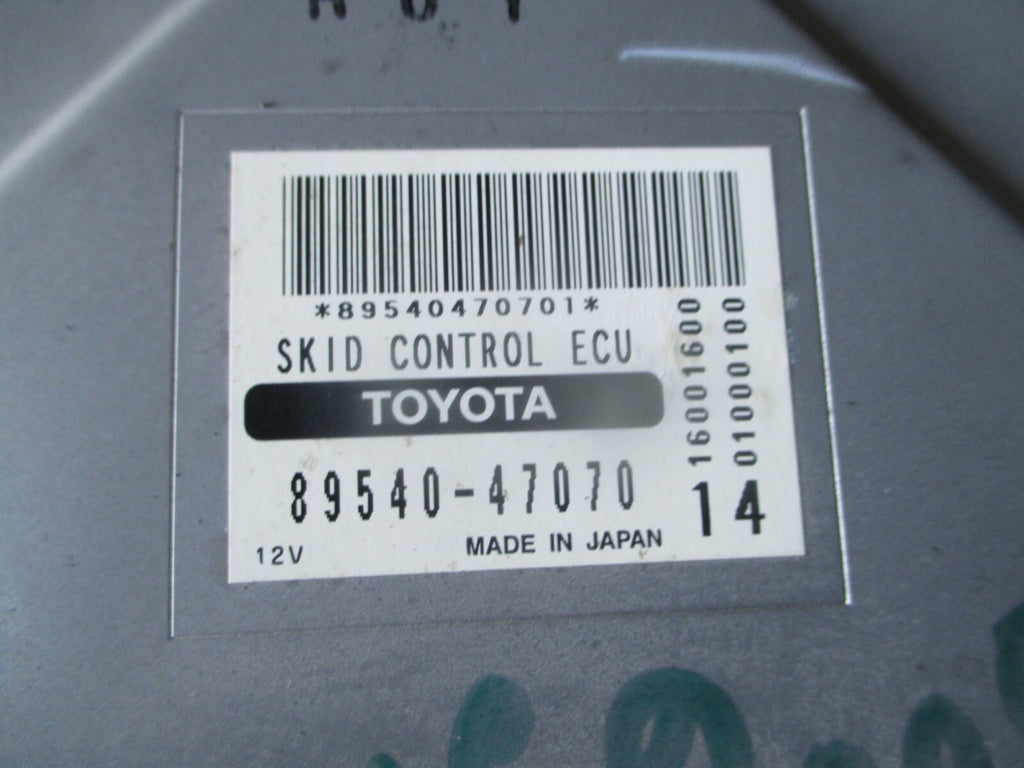 TOYOTA PRIUS 2005 XW20 SKID CONTROL ECU UNIT 8954047070