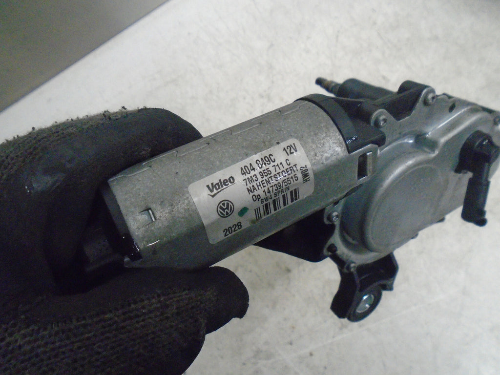 VW VOLKSWAGEN SHARAN 2006 REAR WINDSCREEM WIPER MOTOR MECH 7M3955711C