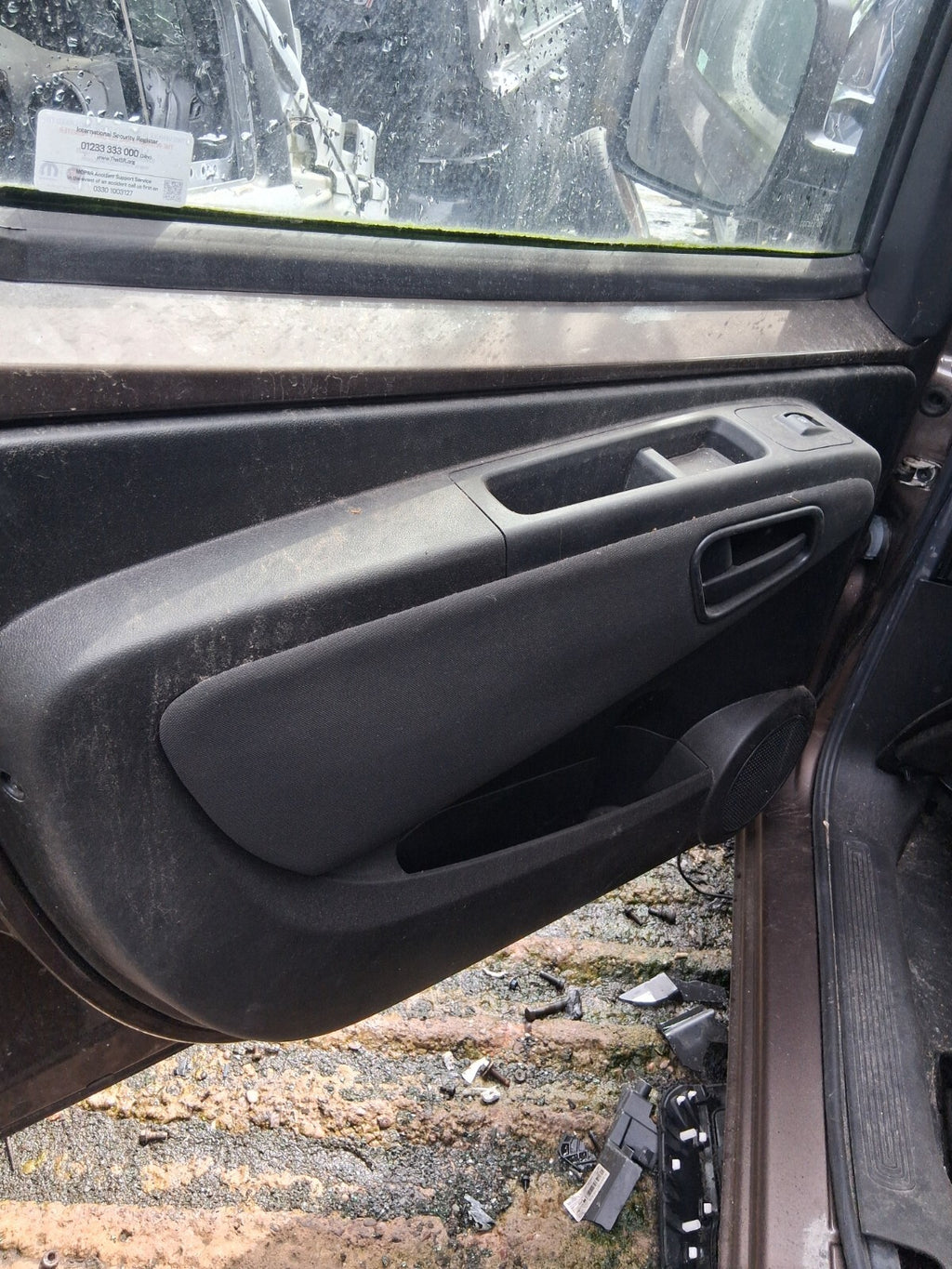 2019 FIAT FIORINO QUBO NSF COMPLETE FRONT DOOR MAGNETICO BRONZE METALLIC 444