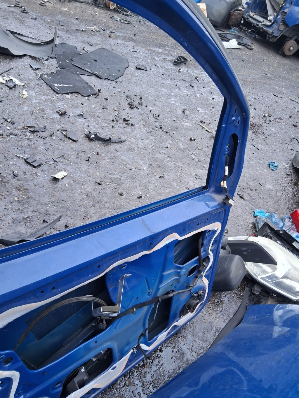 2016 FIAT FIORINO NSF PASSENGER SIDE FRONT LEFT BARE DOOR BLUE