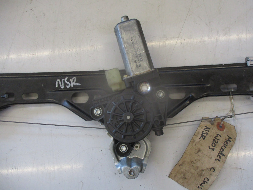 MERCEDES C CLASS W203 2003 NSR PASSENGER REAR WINDOW REGULATOR MOTOR A2038202942