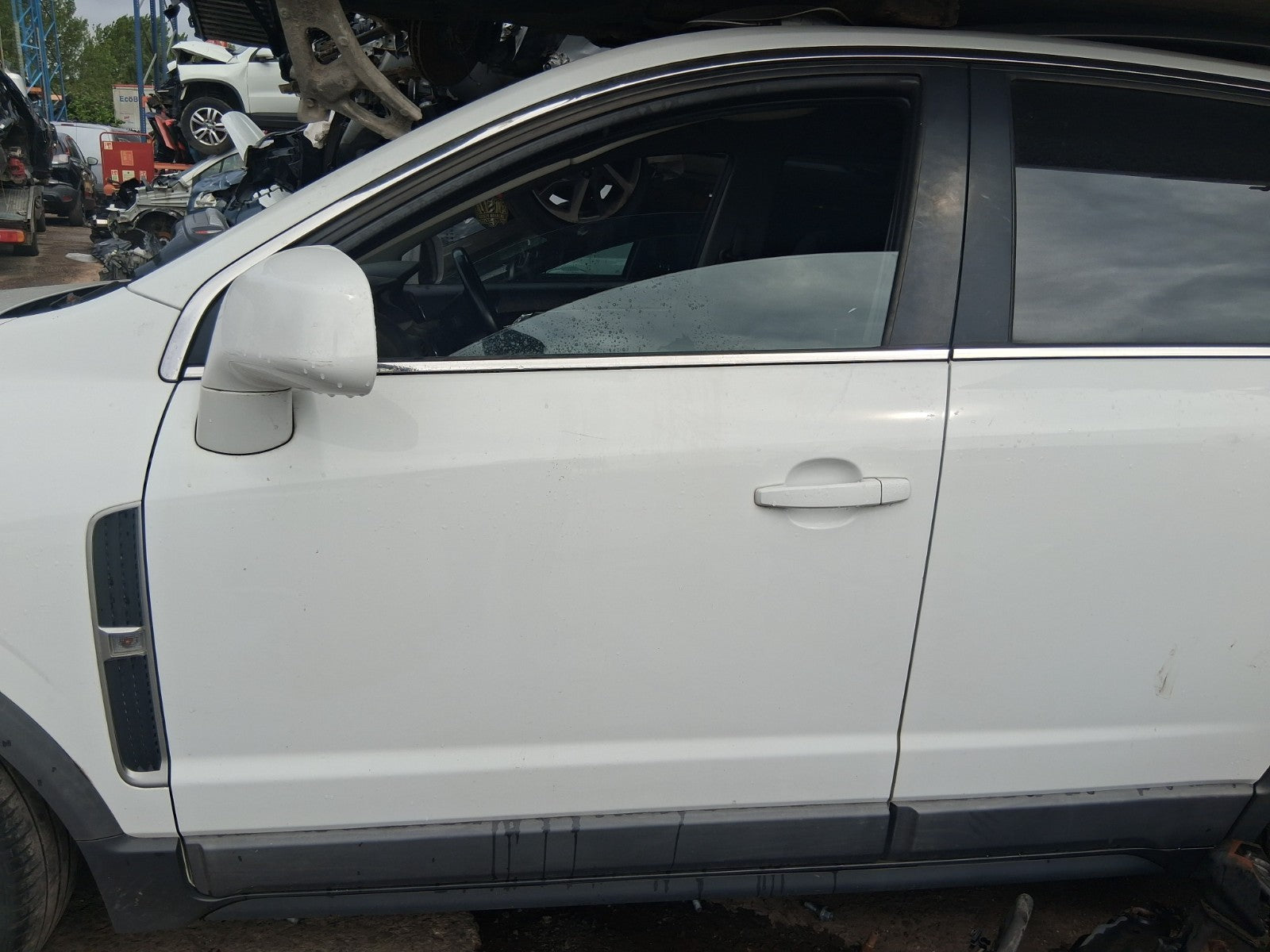 2015 VAUXHALL ANTARA MK1 NSF PASSENGER SIDE FRONT COMPLETE DOOR WHITE GAZ