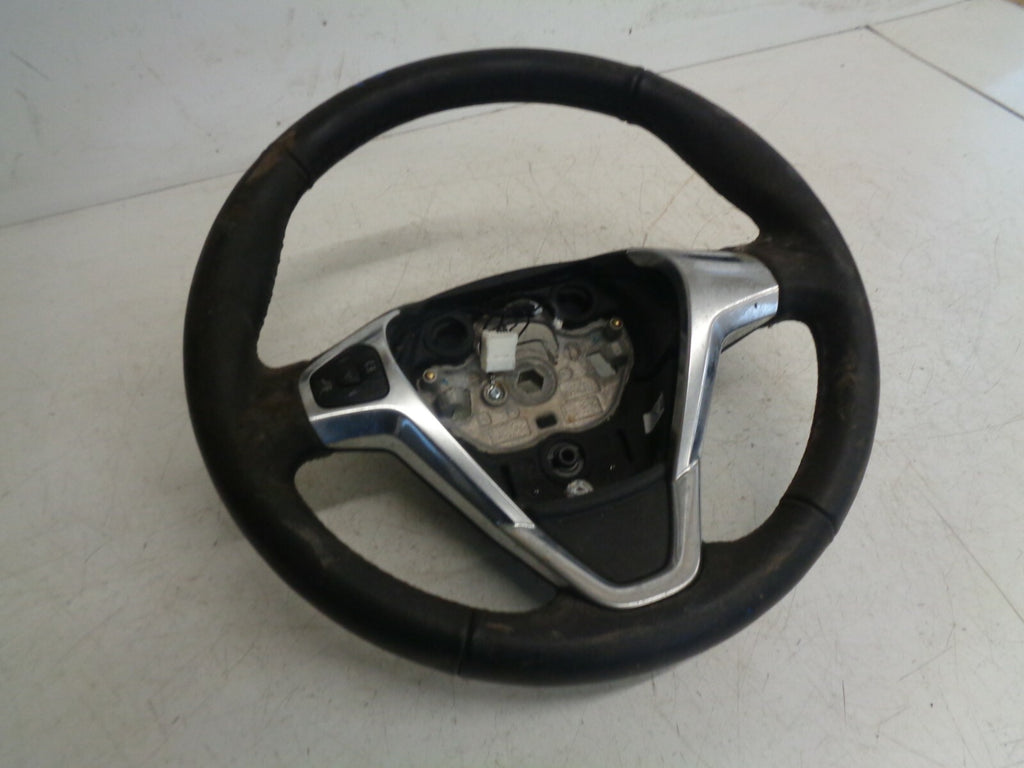 FORD FIESTA 2008-2017 3 SPOKE LEATHER STEERING WHEEL C1BB3600EA3ZHE