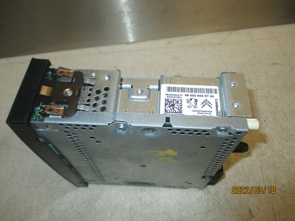 CITROEN C4 GRAND PICASSO 2013 RADIO CD STEREO UNIT PANEL 98032855xt