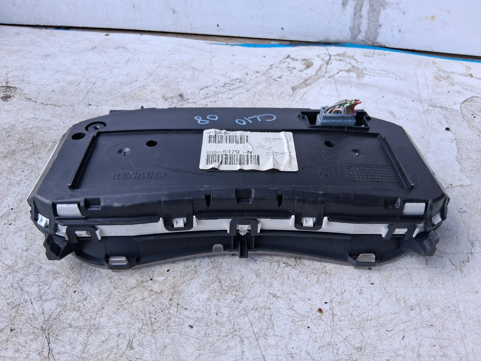 2008 RENAULT CLIO MK3 1.2 PETROL MANUAL SPEEDO INSTRUMENT CLUSTER 8200715179