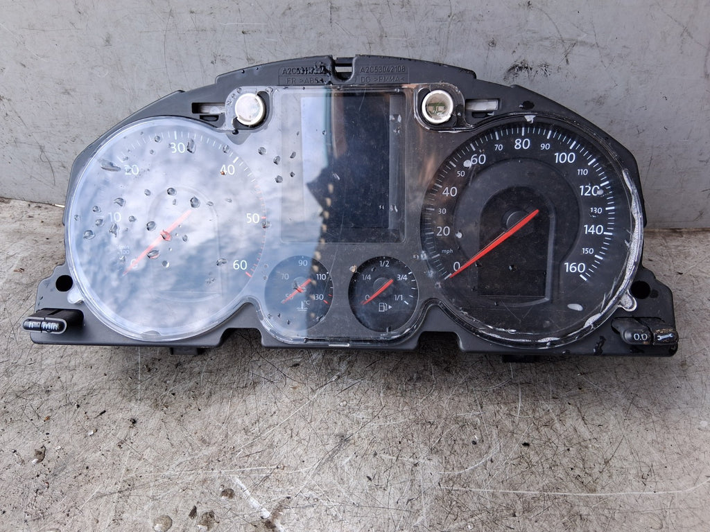2006 VOLKSWAGEN PASSAT B6 1.9 DIESEL SPEEDOMETER INSTRUMENT CLUSTER A2C53145550
