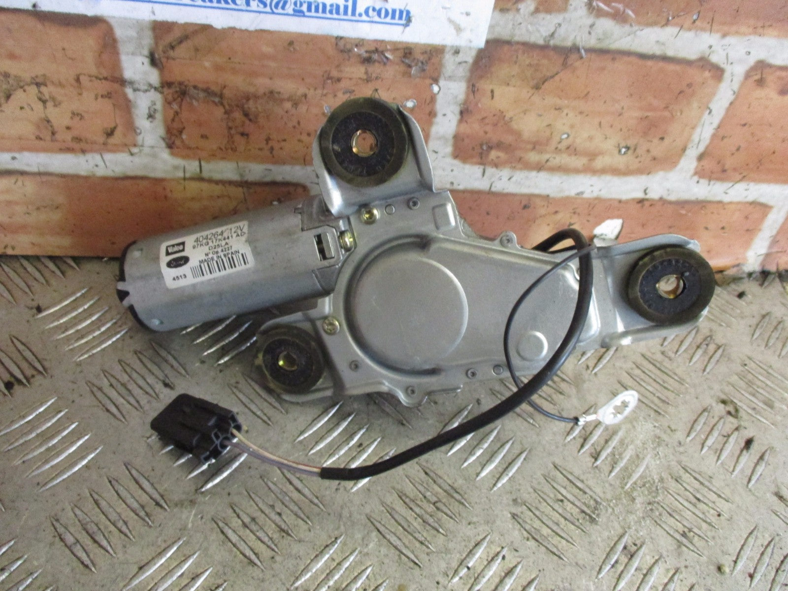 FORD KA MK1 2004 REAR WINDOW WIPER MOTOR UNIT 404264 D25LA
