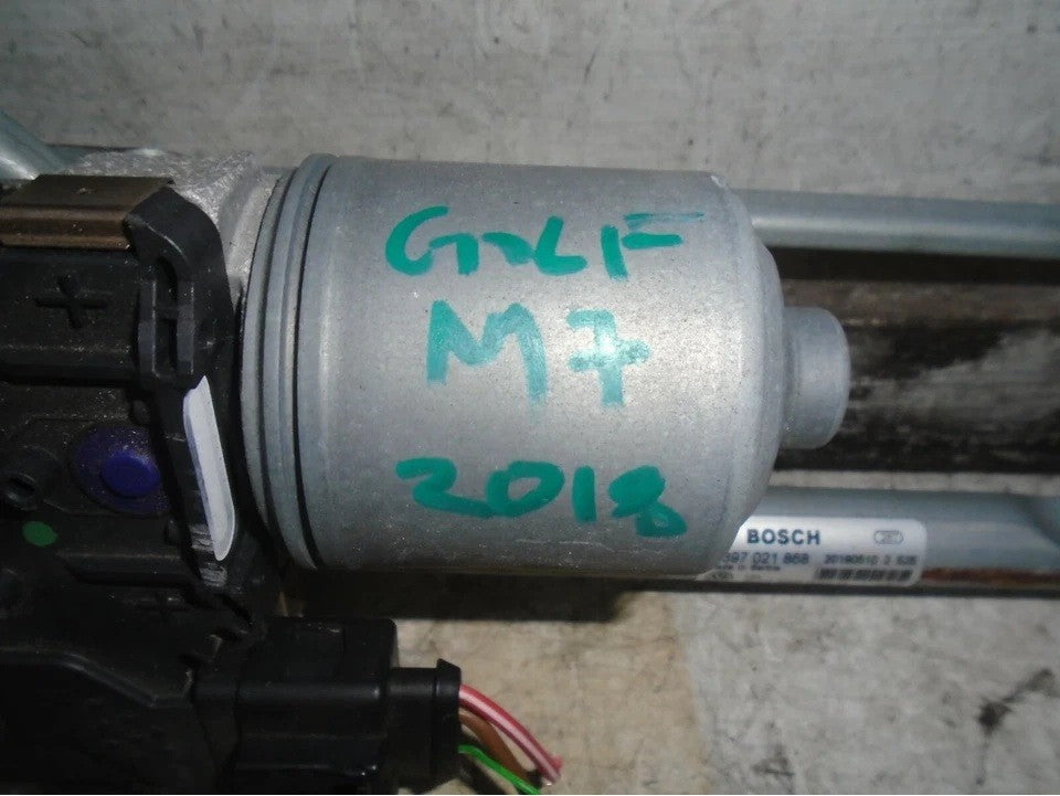 VW VOLSWAGEN  2018 GOLF MK7 FRONT WIPER MOTOR AND LINKAGE 5G2955023D