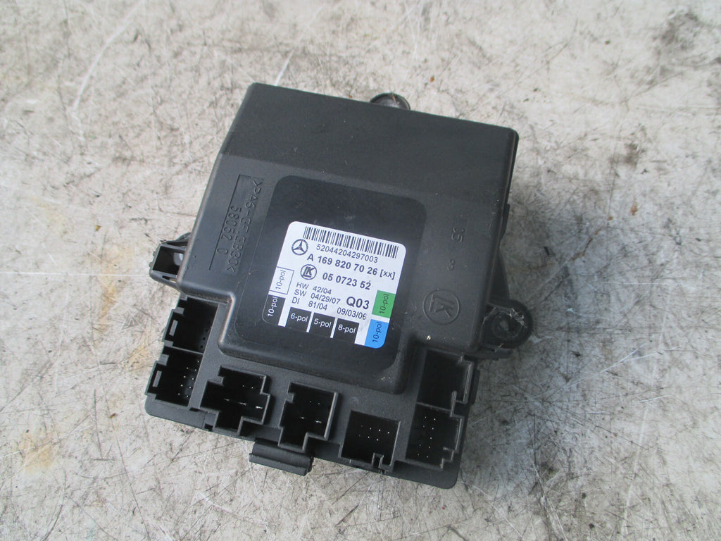 MERCEDES BENZ A CLASS W169 2006 OSF DRIVER FRONT DOOR CONTROL MODULE A1698207026