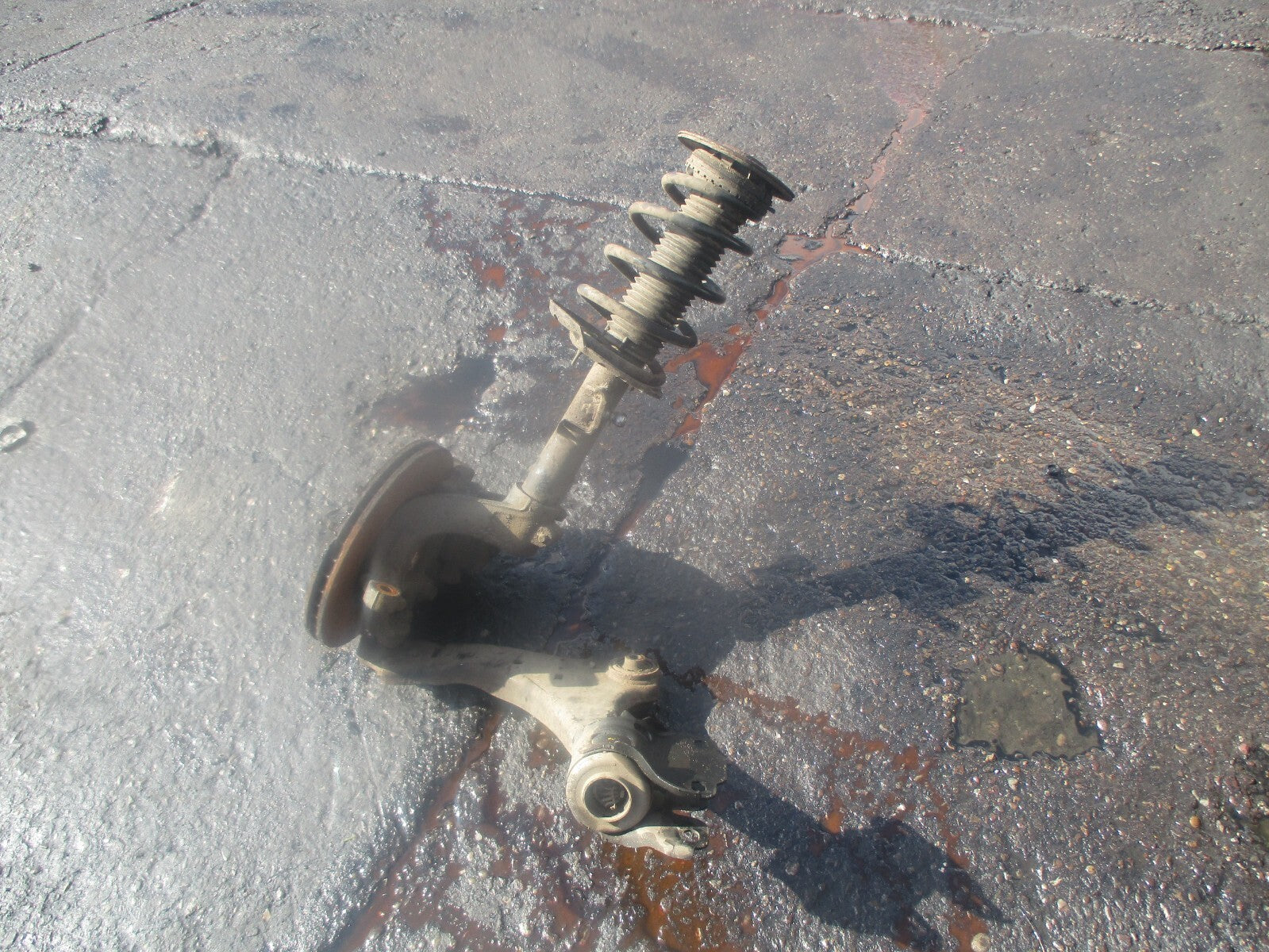 FORD MONDEO MK4 2014 2.0 DIESEL AUTO OSF DRIVER SIDE FRONT LEG CALIPER SHOCK HUB