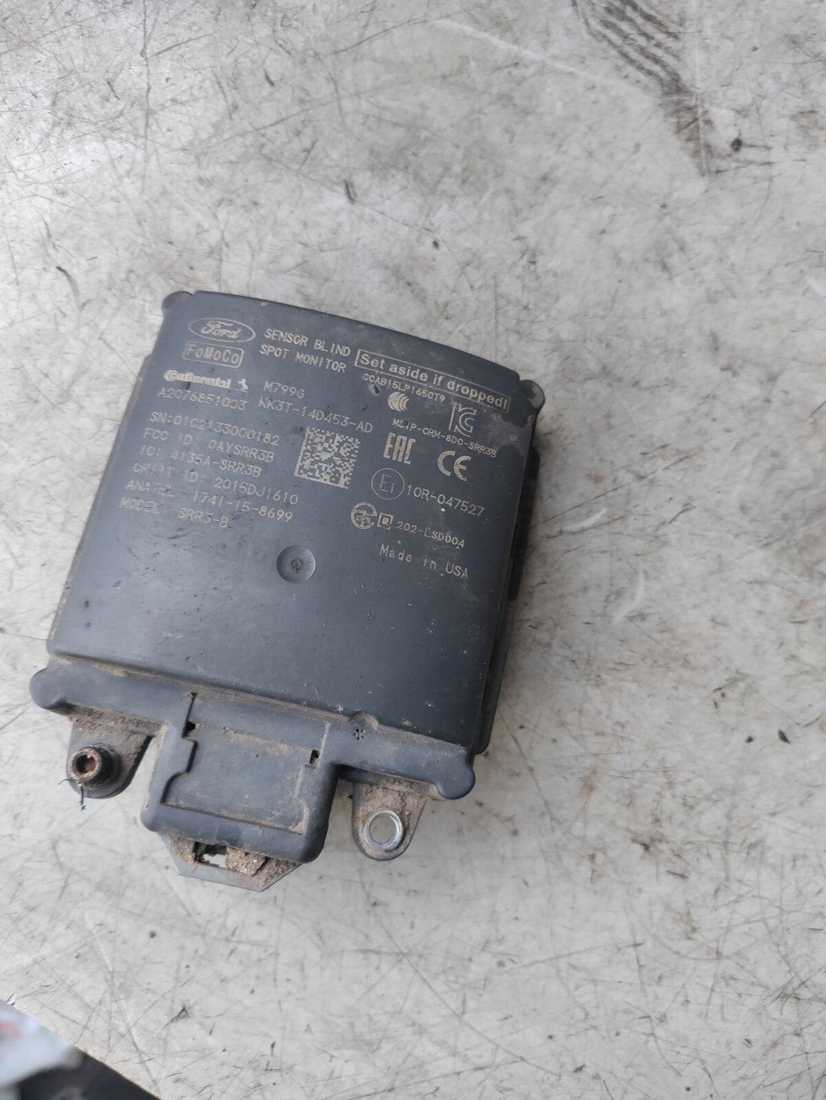 2021 FORD TRANSIT 350 MK8 BLIND SPOT MONITOR SENSOR KK3T14D453AD