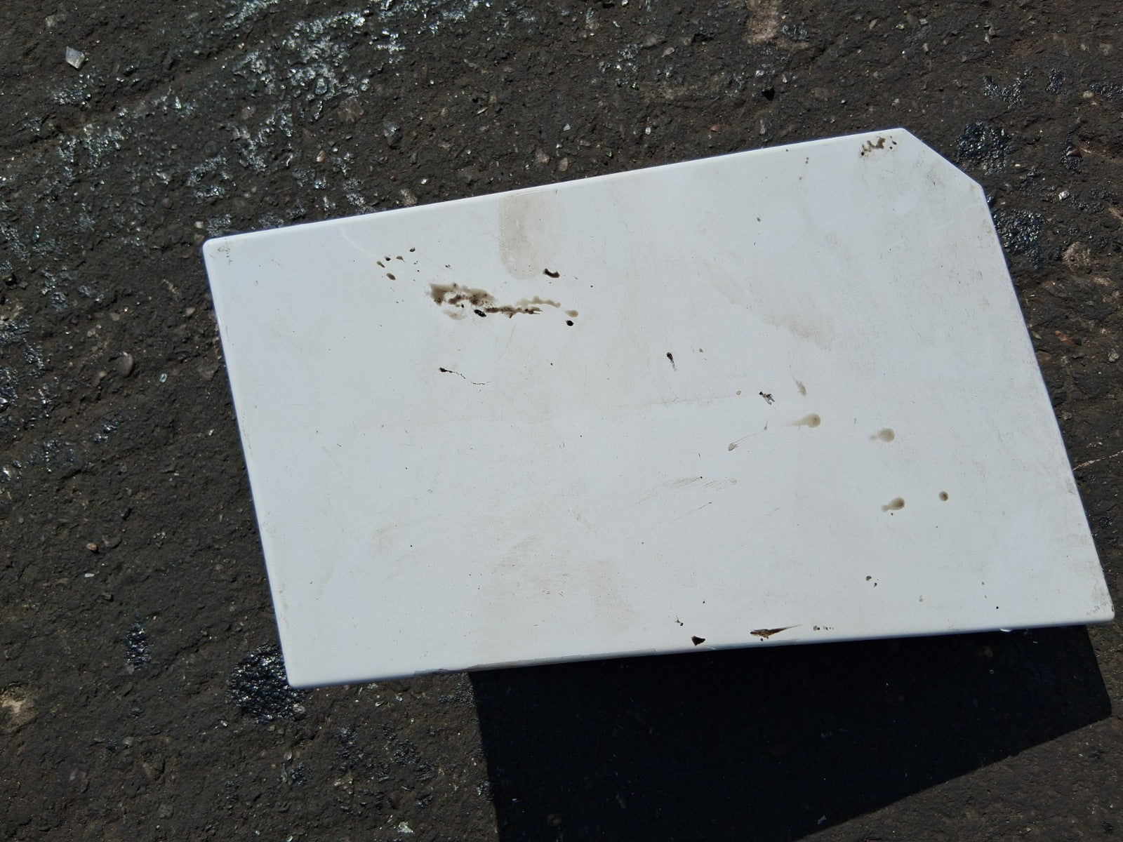 2024 FIAT DUCATO MK3 FACELIFT FUEL FLAP LID COVER WHITE 1385931080