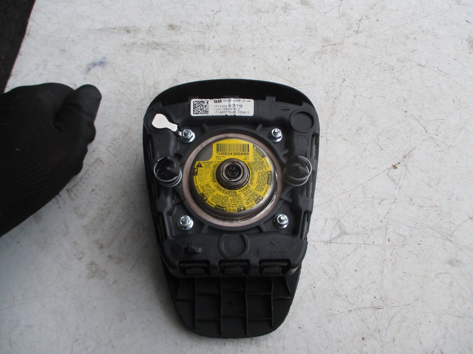 VAUXHALL ASTRA J MK6 2012 STEERING WHEEL AIRBAG AIR BAG 13299779