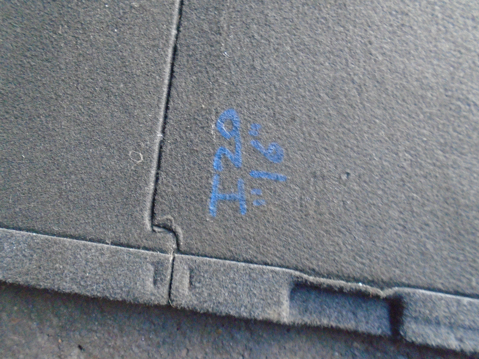 HYUNDAI I20 2016 MK2 5 DOOR MIDDLE FLOOR LOWER BOOT CARPET
