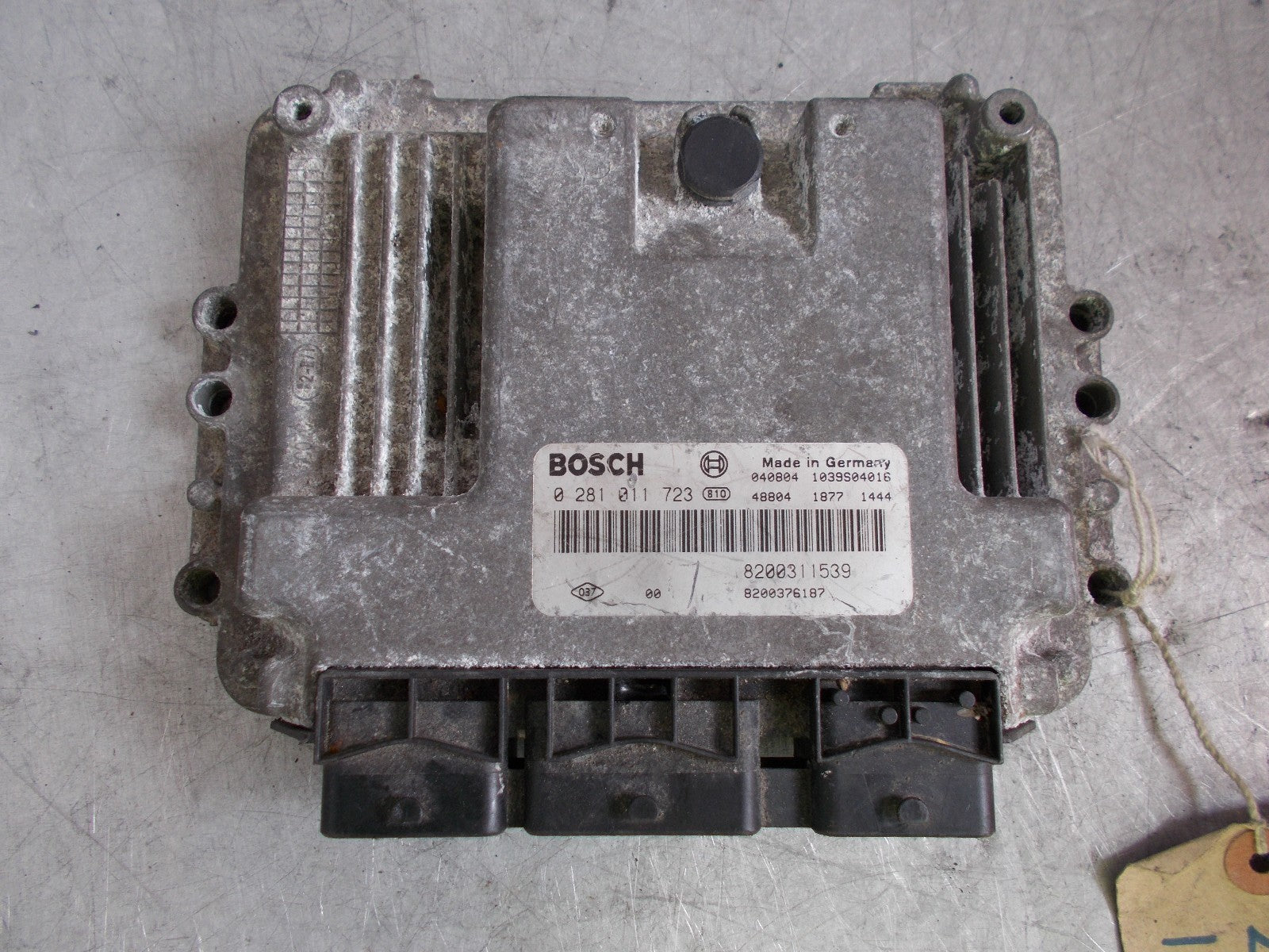 2002 RENAULT LAGUNA MK2 1.9 DCI DIESEL ENGINE ECU 0281011723 8200311539