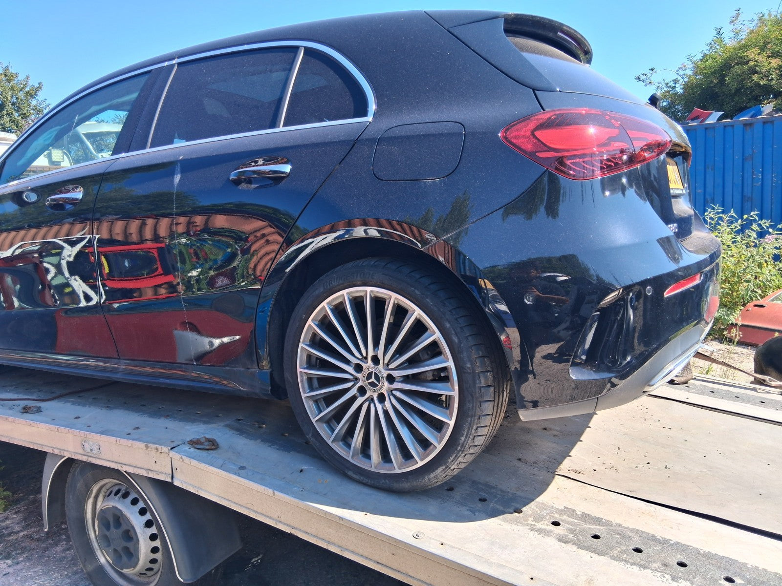 2023 MERCEDES A CLASS AMG LINE W177 HATCH NSR PASSENGER SIDE REAR QUARTER PANEL