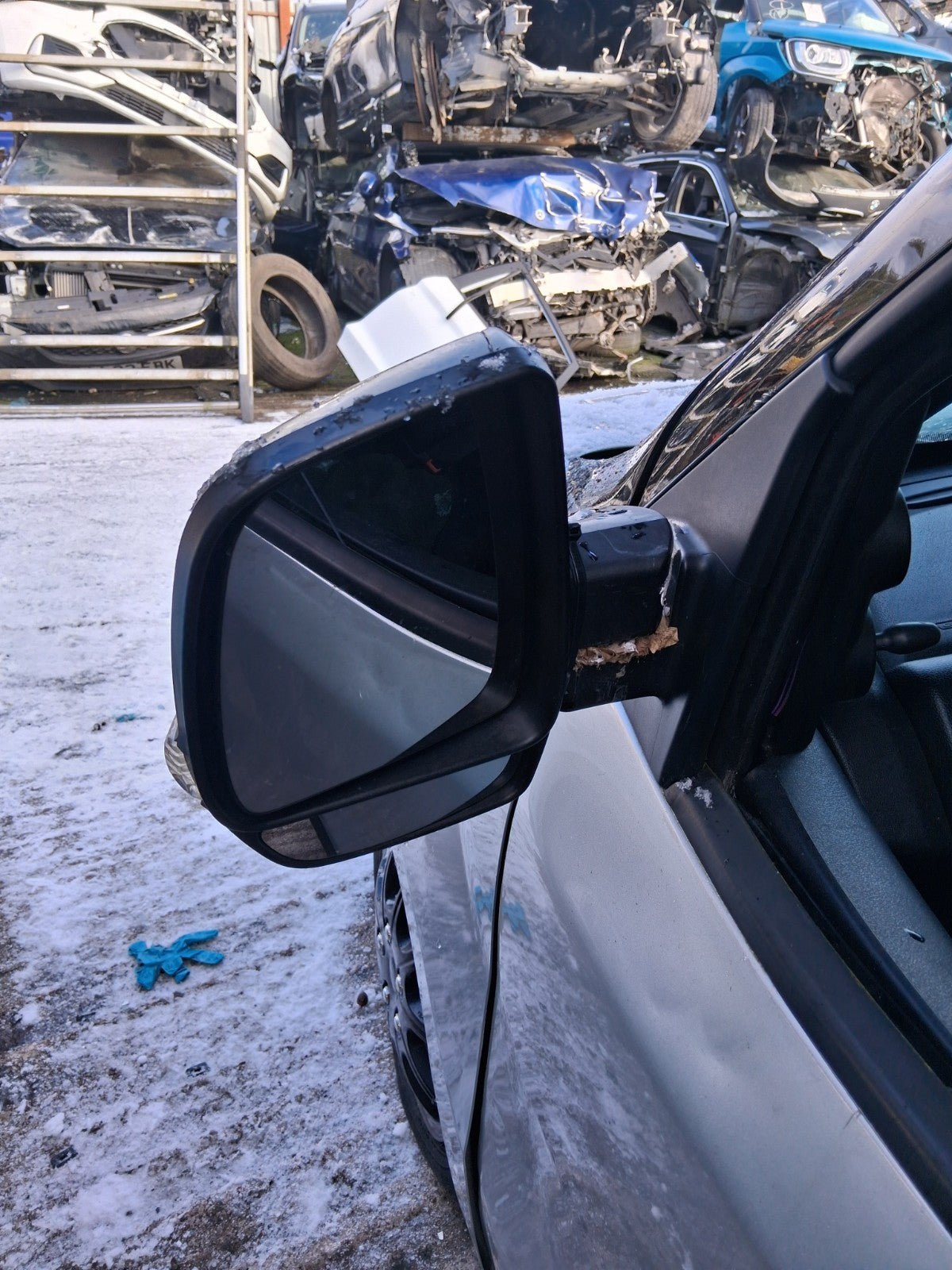 2015 VAUXHALL COMBO D NSF PASSENGER SIDE FRONT LEFT WING MIRROR BLACK