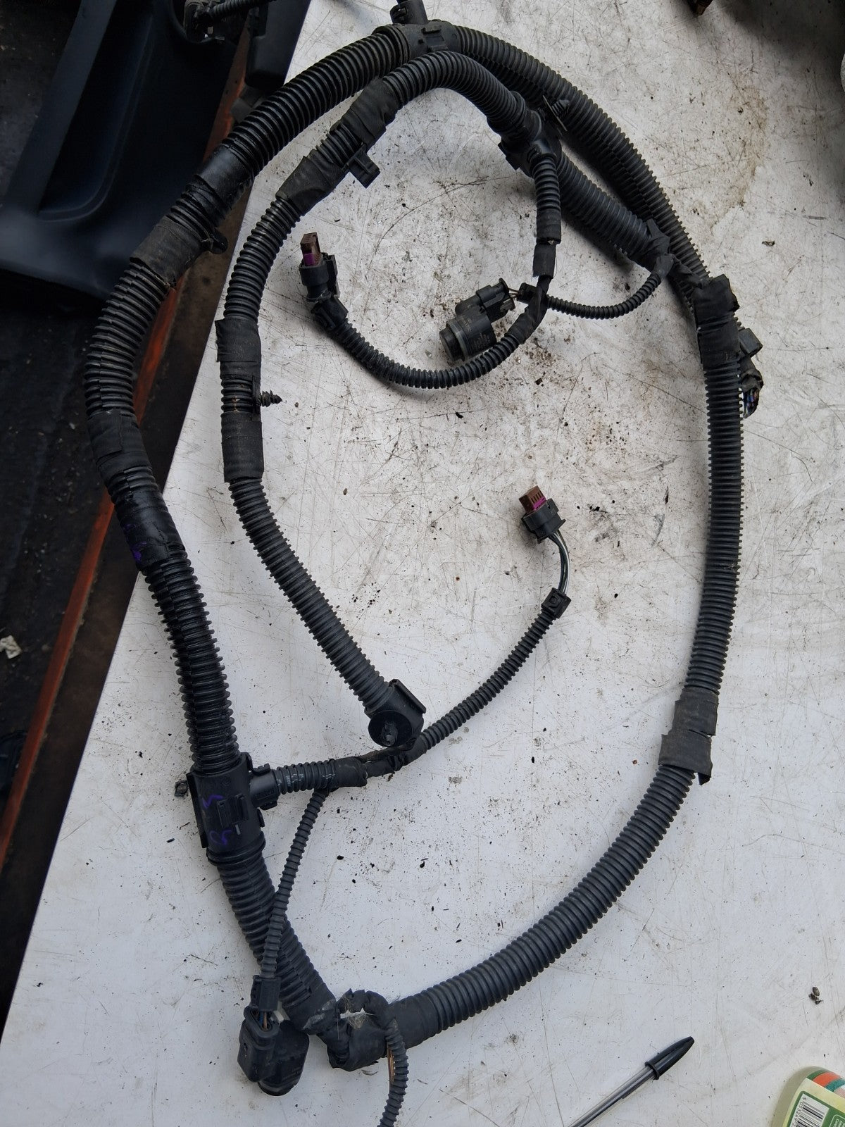 2016 AUDI Q3 8U FRONT BUMPER COMPLETE PDC SENSORS 1S0919275D