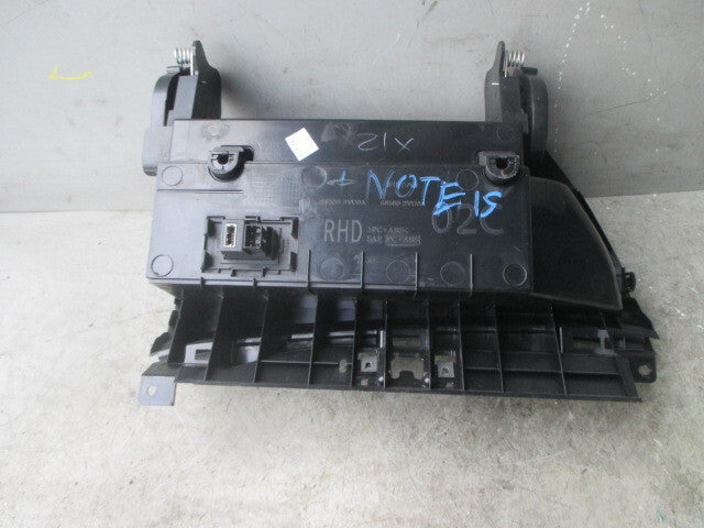 NISSAN NOTE E12 2015 UPPER GLOVE BOX STORAGE COMPARTMENT 685S93VU0A