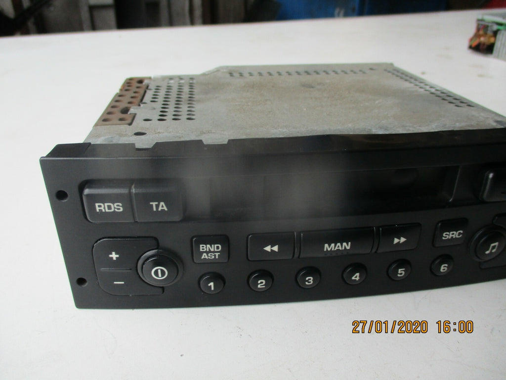 PEUGEOT 307 MK1 2005 AM FM RADIO STEREO TAPE CASSETTE PLAYER HEAD UNIT 96454436