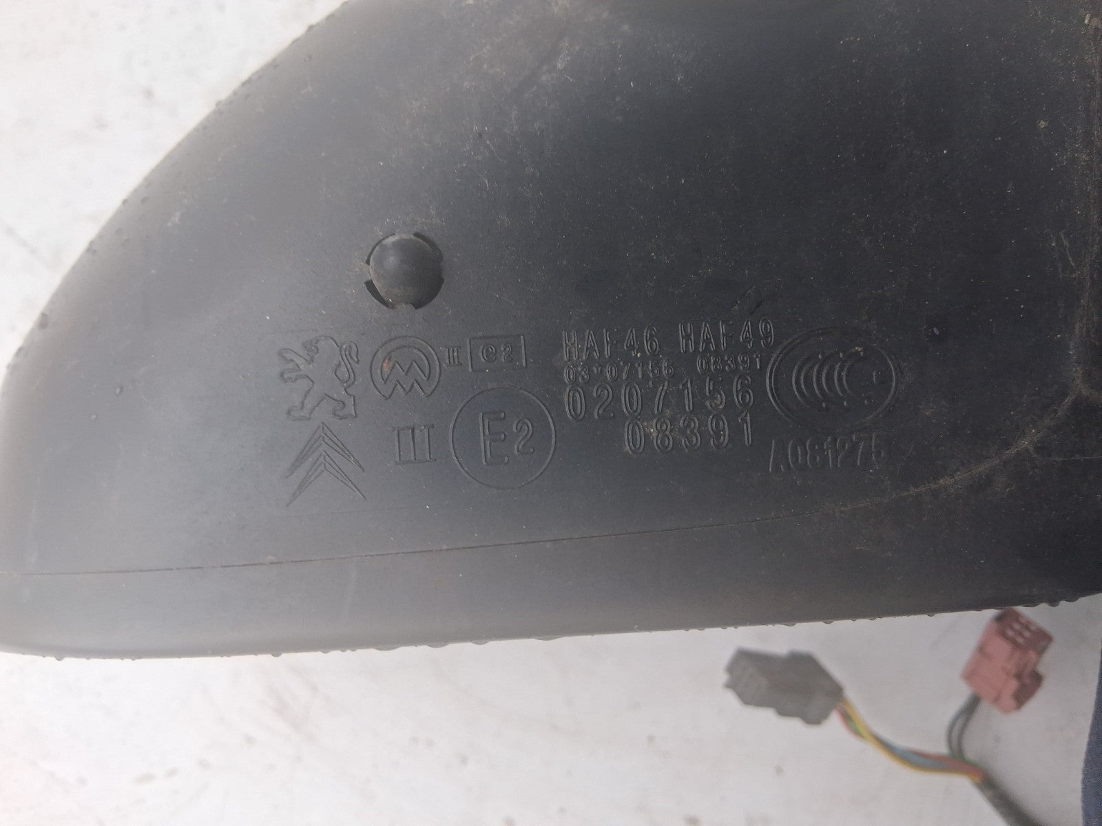 2010 CITROEN C3 OSF DRIVER SIDE FRONT RIGHT WING MIRROR 020715608391