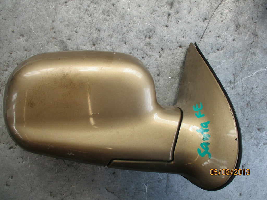 HYUNDAI SANTA FE MK1  OS DRIVER SIDE ELECTRIC DOOR WING MIRROR GOLD