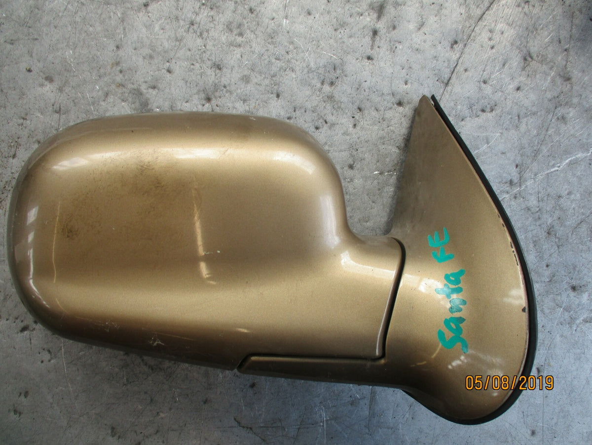HYUNDAI SANTA FE MK1  OS DRIVER SIDE ELECTRIC DOOR WING MIRROR GOLD