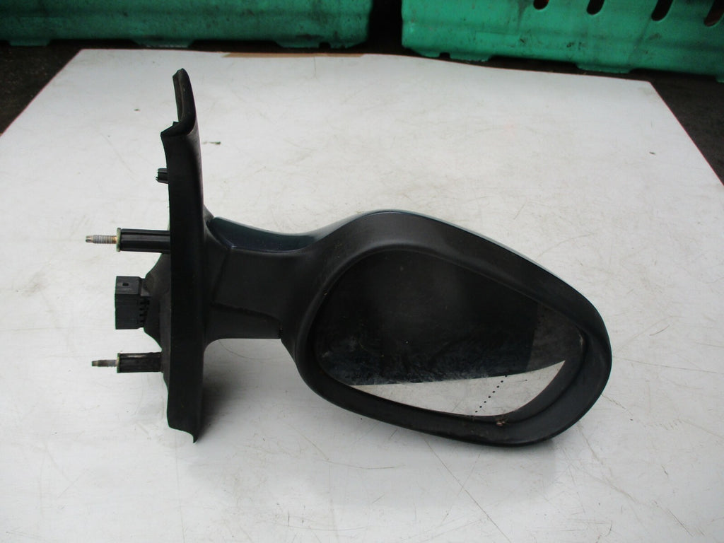 RENAULT SCENIC MK1 2003 OS DRIVER SIDE ELECTRIC DOOR WING MIRROR DARK BLUE