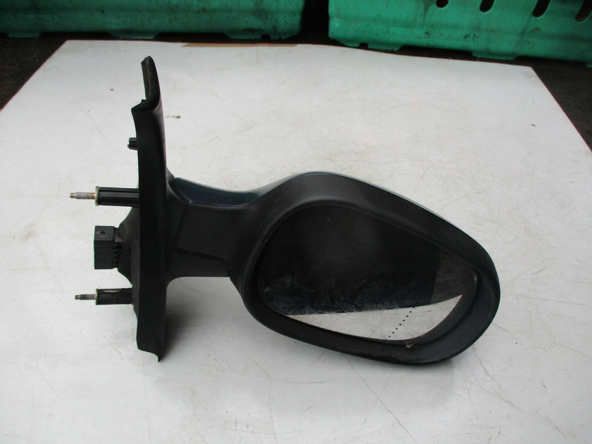 RENAULT SCENIC MK1 2003 OS DRIVER SIDE ELECTRIC DOOR WING MIRROR DARK BLUE
