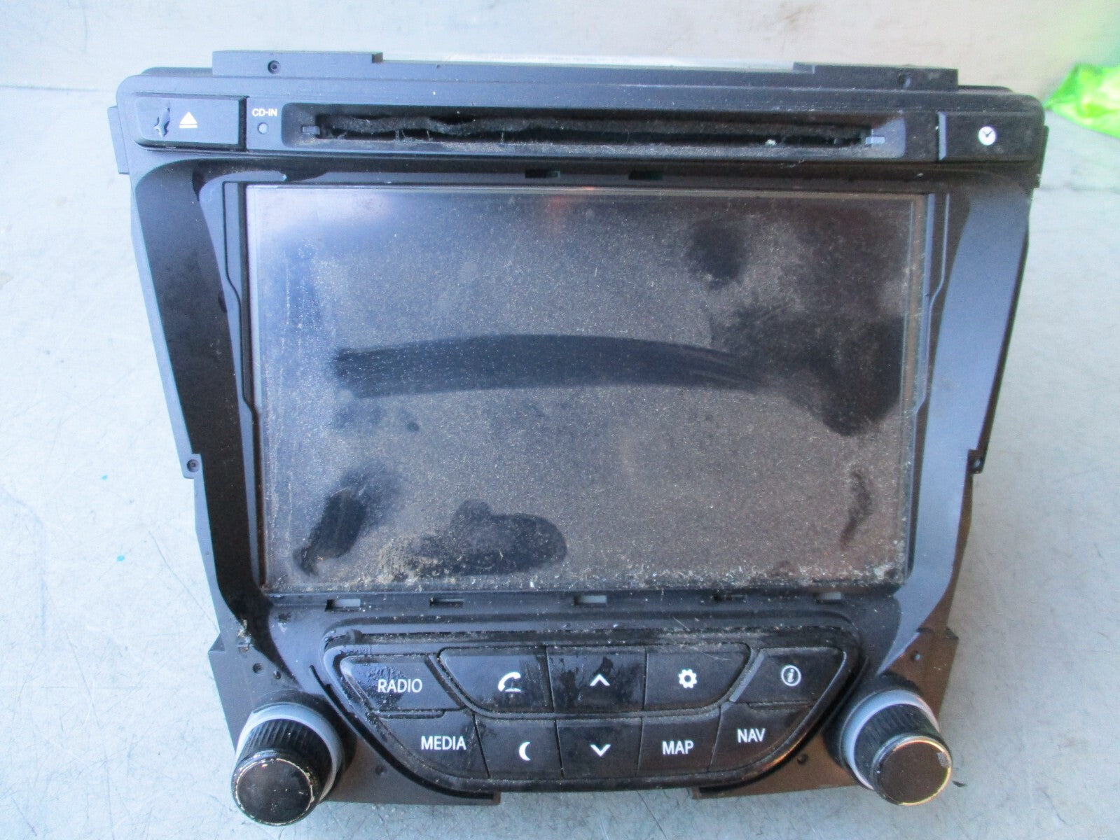 2012 HYUNDAI I40 1.7 DIESEL SAT NAV RADIO CD PLAYER HEAD UNIT 965603Z000