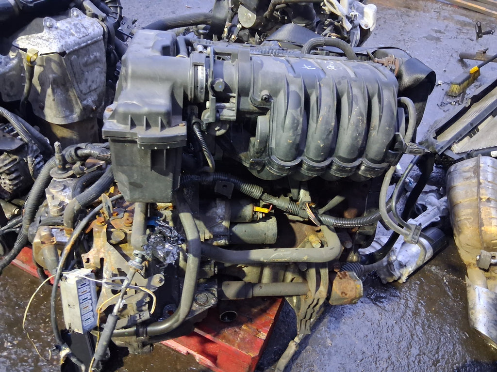 2006 PEUGEOT 307 MK1 1.6 PETROL COMPLETE ENGINE WITH PUMPS INJECTORS NFU TU5JP4
