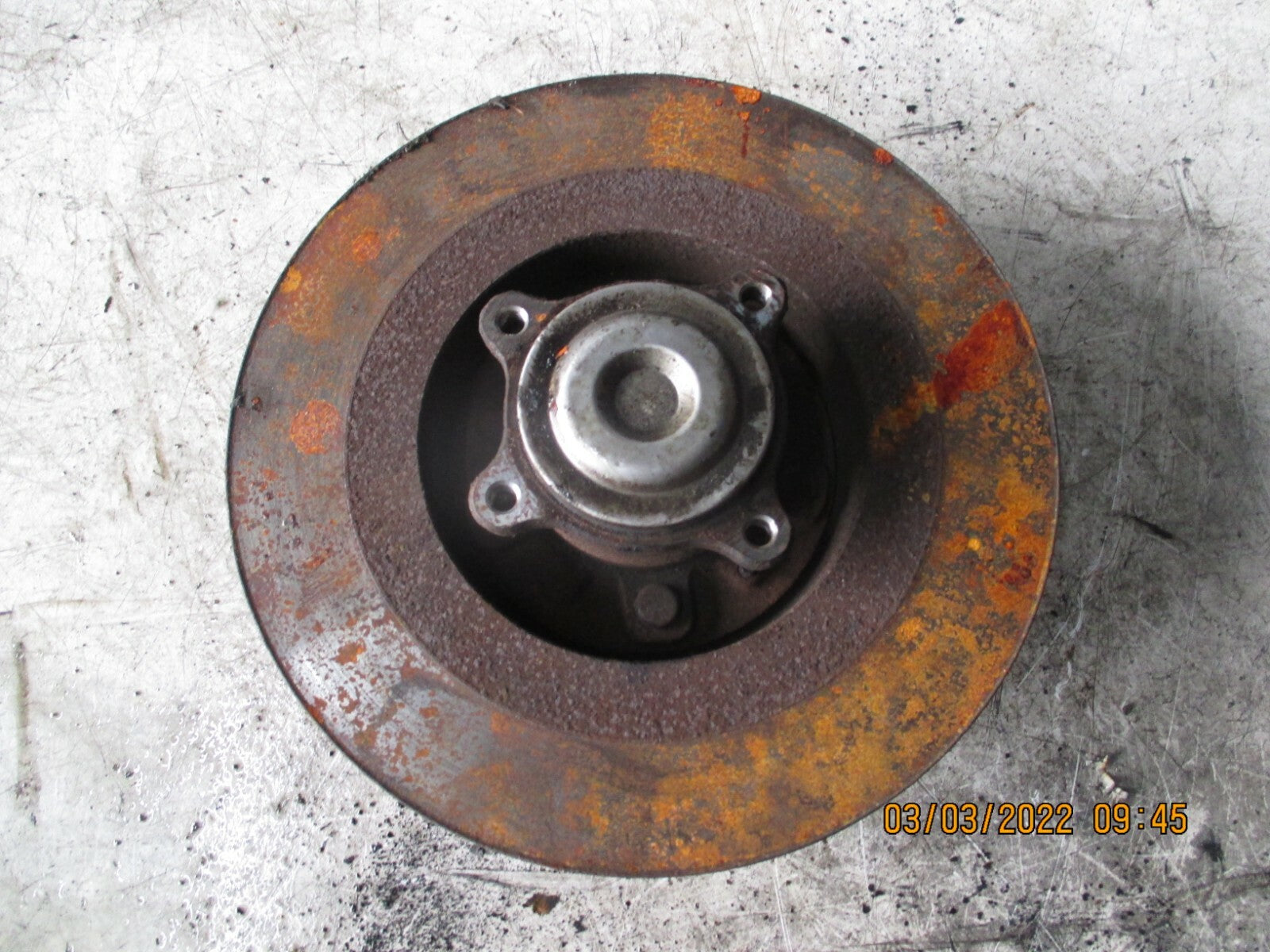 VAUXHALL ASTRA K 2015 NSR PASSENGER SIDE REAR 5 STUD WHEEL HUB ASSEMBLY