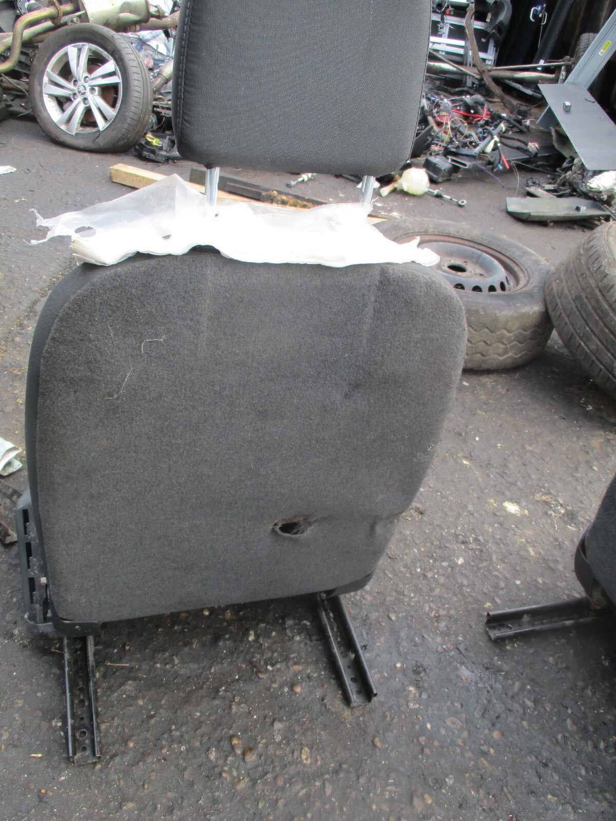 FORD TRANSIT 350 MK8 2021 NSF PASSENGER SIDE FRONT SINGLE SEAT FABRIC