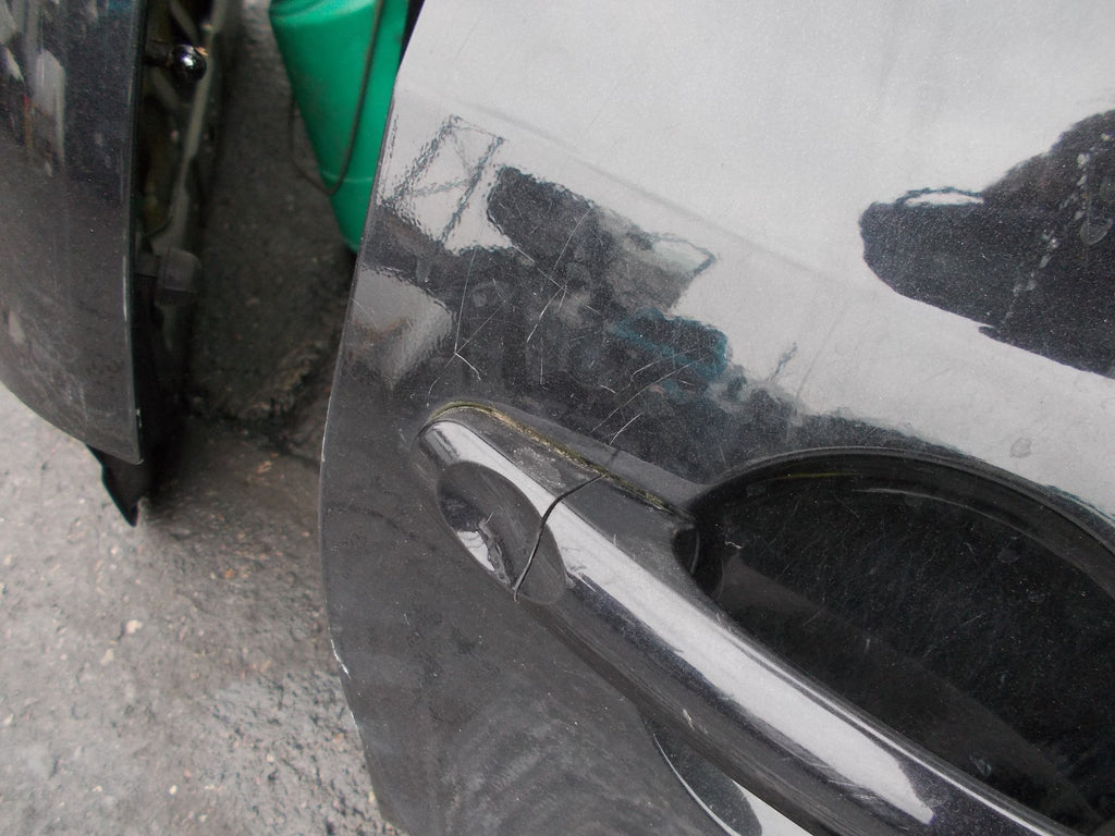 VOLKSWAGEN TOURAN 2004 OSR DRIVER SIDE REAR DOOR BLACK LC9Z