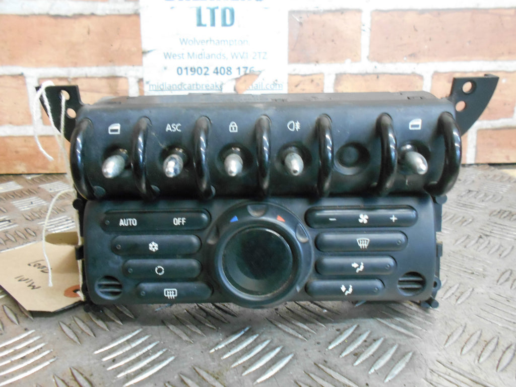 BMW MINI COOPER S 2003 R50 R52 R53 A/C AIR CON HEATER CONTROLS WINDOW SWITCH