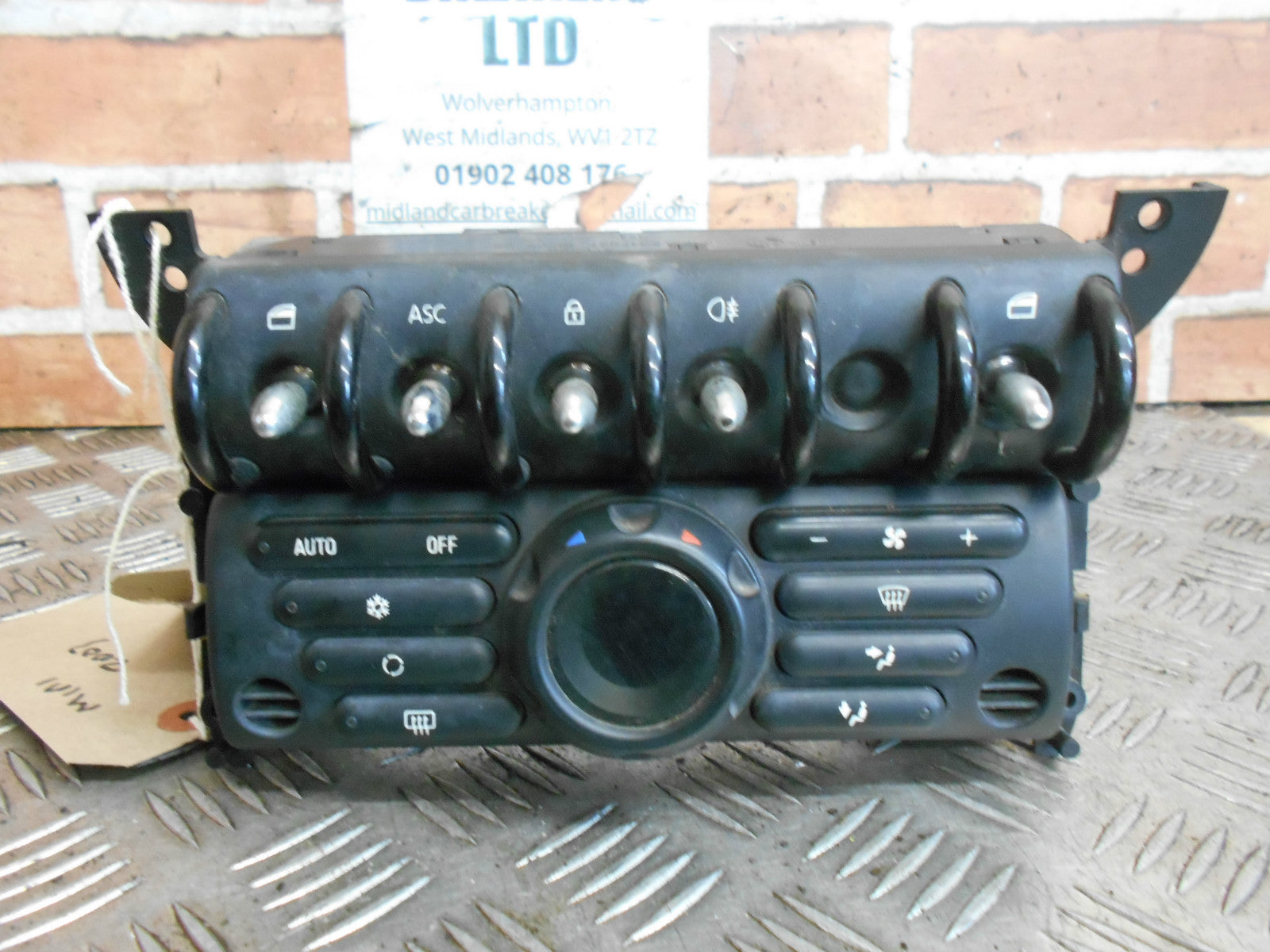 BMW MINI COOPER S 2003 R50 R52 R53 A/C AIR CON HEATER CONTROLS WINDOW SWITCH