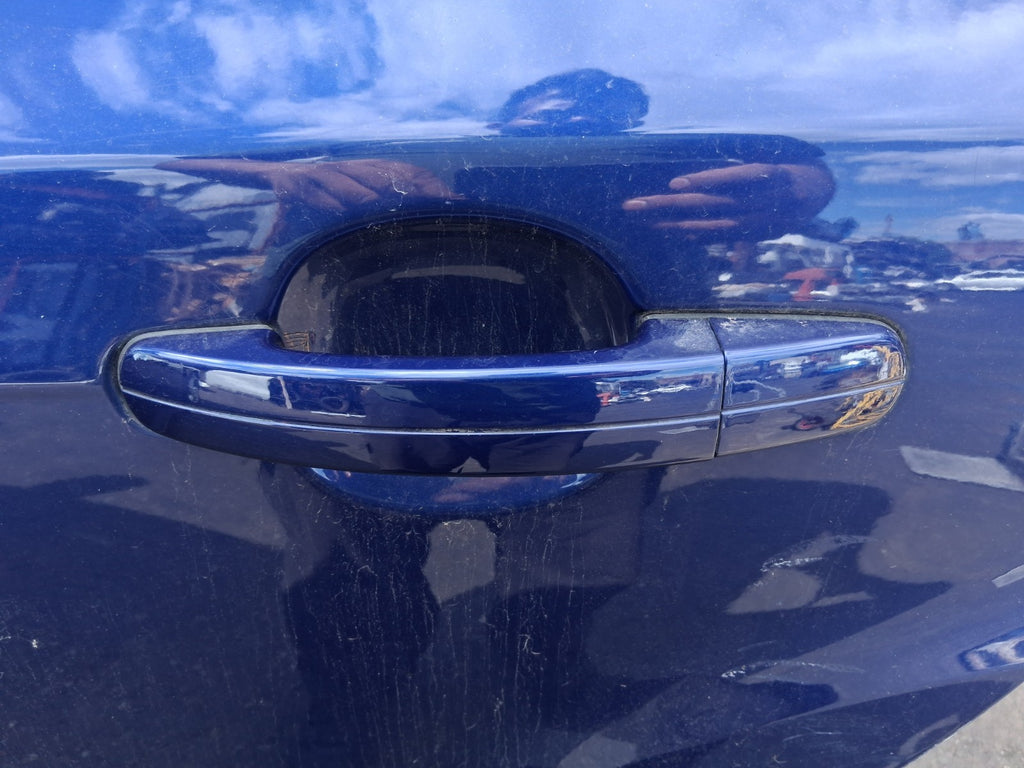 2015 FORD FOCUS MK3 NSR PASSENGER REAR EXTERIOR DOOR HANDLE DEEP IMPACT BLUE HF