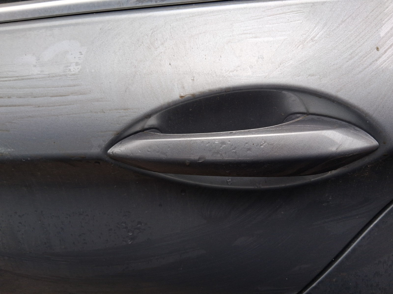 2010 BMW 5 SERIES F10 M SPORT NSR PASSENGER SIDE REAR LEFT EXTERIOR DOOR HANDLE