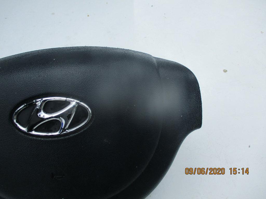 HYUNDAI I10 2009 OS DRIVER SIDE 3 SPOKE STEERING AIRBAG AIR BAG 569000X000CH