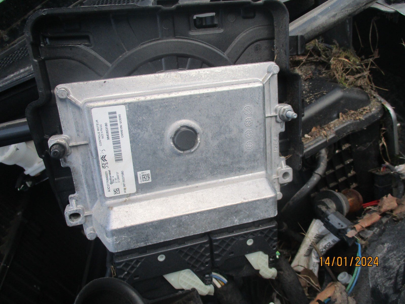 2021 CITROEN C3 1.2 PETROL ECU ENGINE CONTROL MODULE UNIT 9840853180