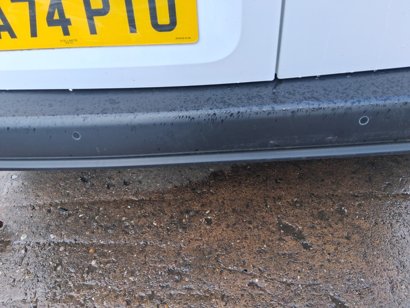 2024 CITROEN BERLINGO MK3 K9 REAR COMPLETE REAR BUMPER BLACK