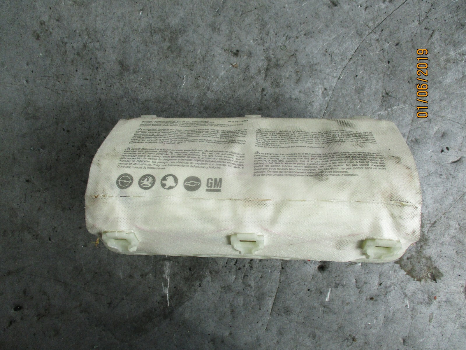 VAUXHALL ASTRA H VAN MK5 NSF PASSENGER SIDE FRONT AIRBAG 13168095