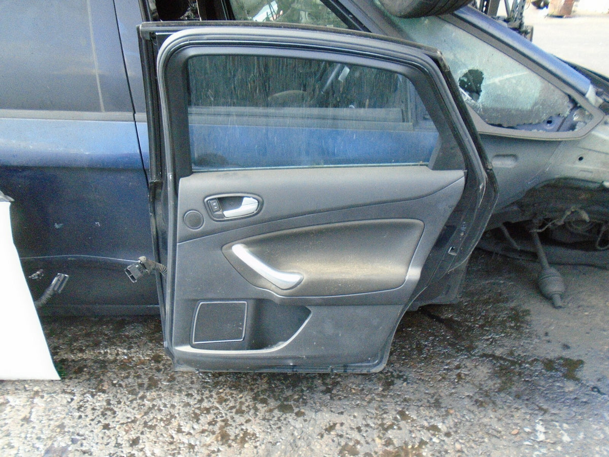FORD MONDEO MK4 PREFACELIFT 2010 OSR DRIVER REAR COMPLETE DOOR PANTHER BLACK