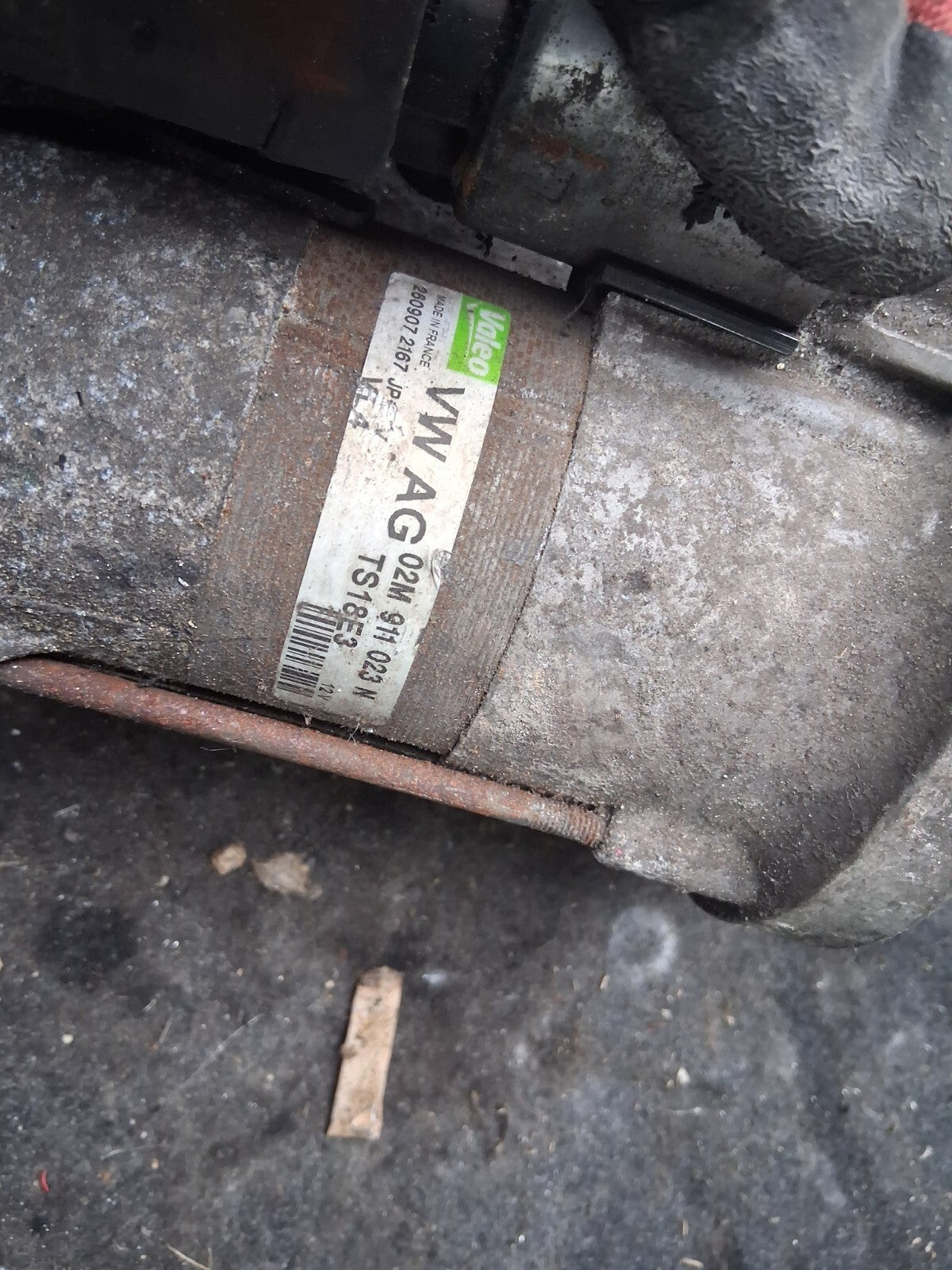 2008 VOLKSWAGEN PASSAT B6 2.0 DIESEL STARTER MOTOR 02M911023N