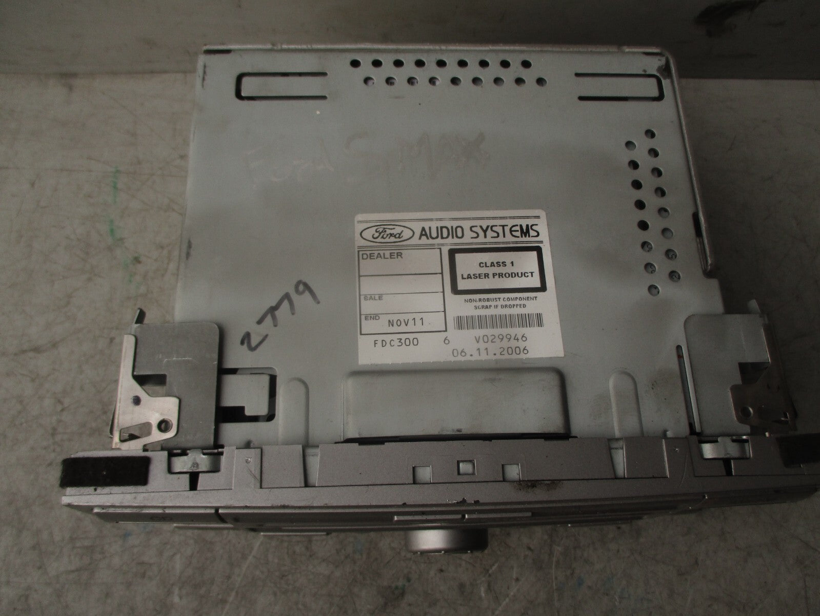 2007 FORD S MAX RADIO CD PLAYER STEREO HEAD UNIT 6M2T18C815BF