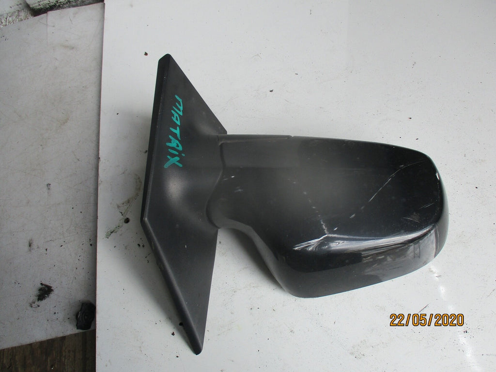 HYUNDAI MATRIX MK1 2005 DRIVER OFF SIDE WING MIRROR BLACK